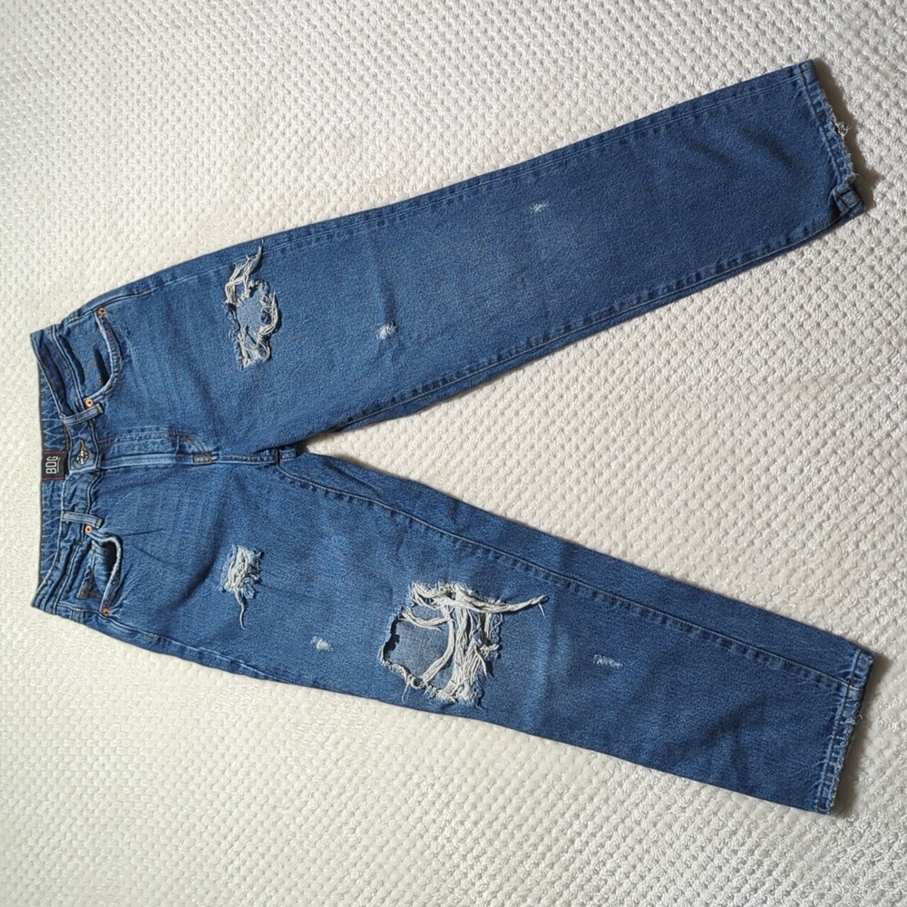 BDG Urban Outfitters Distressed Slim Straight Jeans